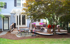 Deck and seating area 